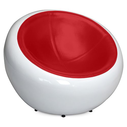 Pada Ball Chair Armchair - Faux Leather