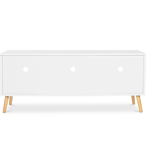Drewniane meble telewizyjne - skandynawski design - Quenby 